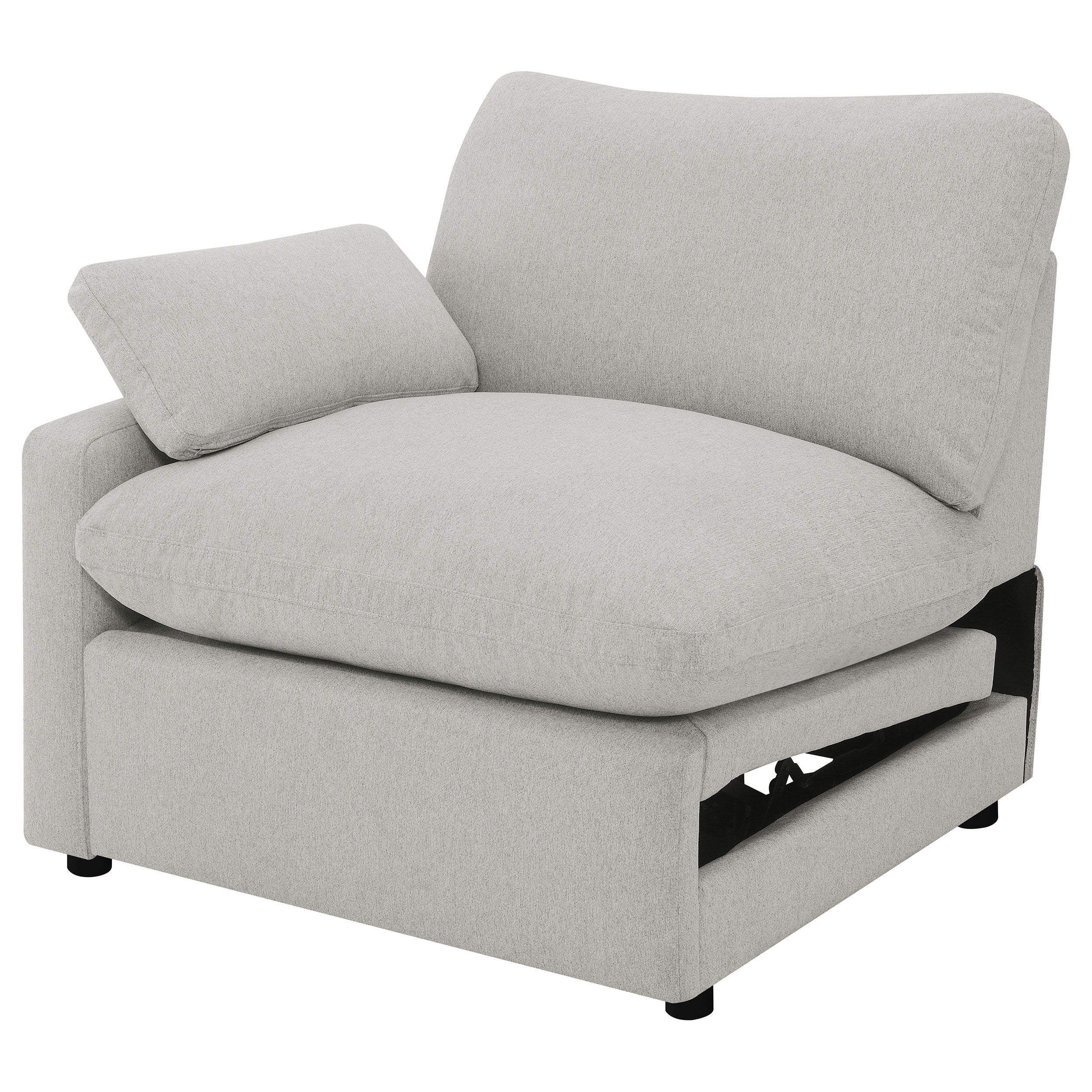 Collins - Modular Power Reclining Sectional LAF Power Recliner - Gray