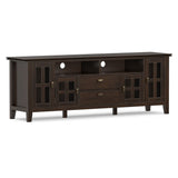 Artisan - TV Media Stand - Tobacco Brown