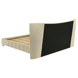 Evelyn - Upholstered Panel Platform Bed