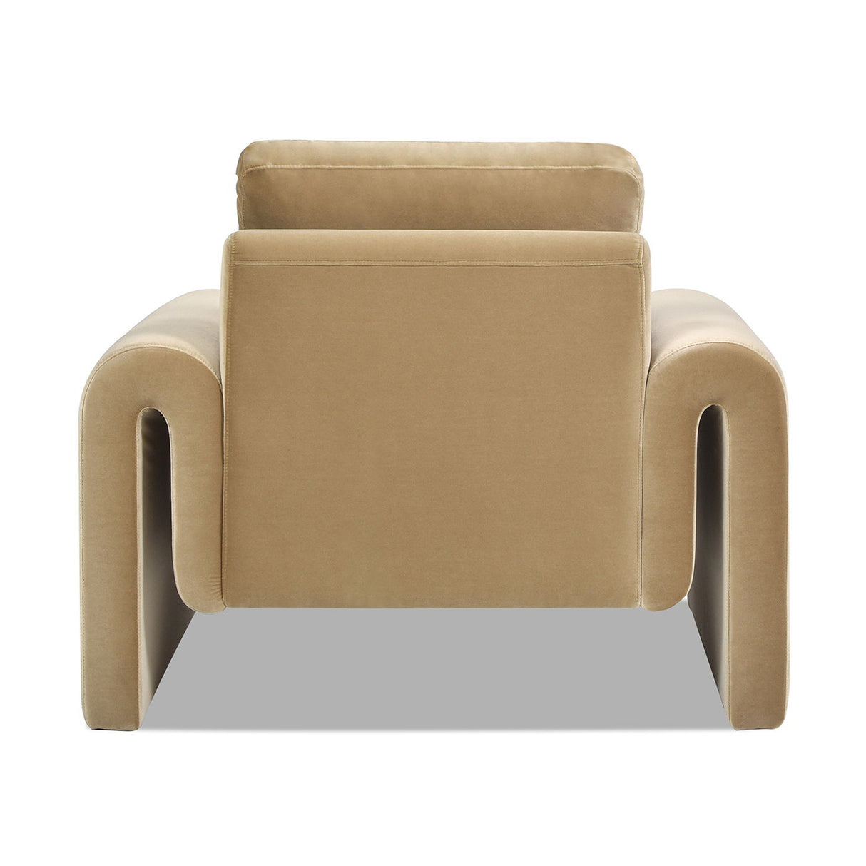 Mason - Arched Arm Chair - Camel Brown Beige by Jennifer Taylor Home | Bel Furniture