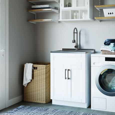 Hennessy - Deluxe Laundry Cabinet With Faucet And Stainless Steel Sink - view 31