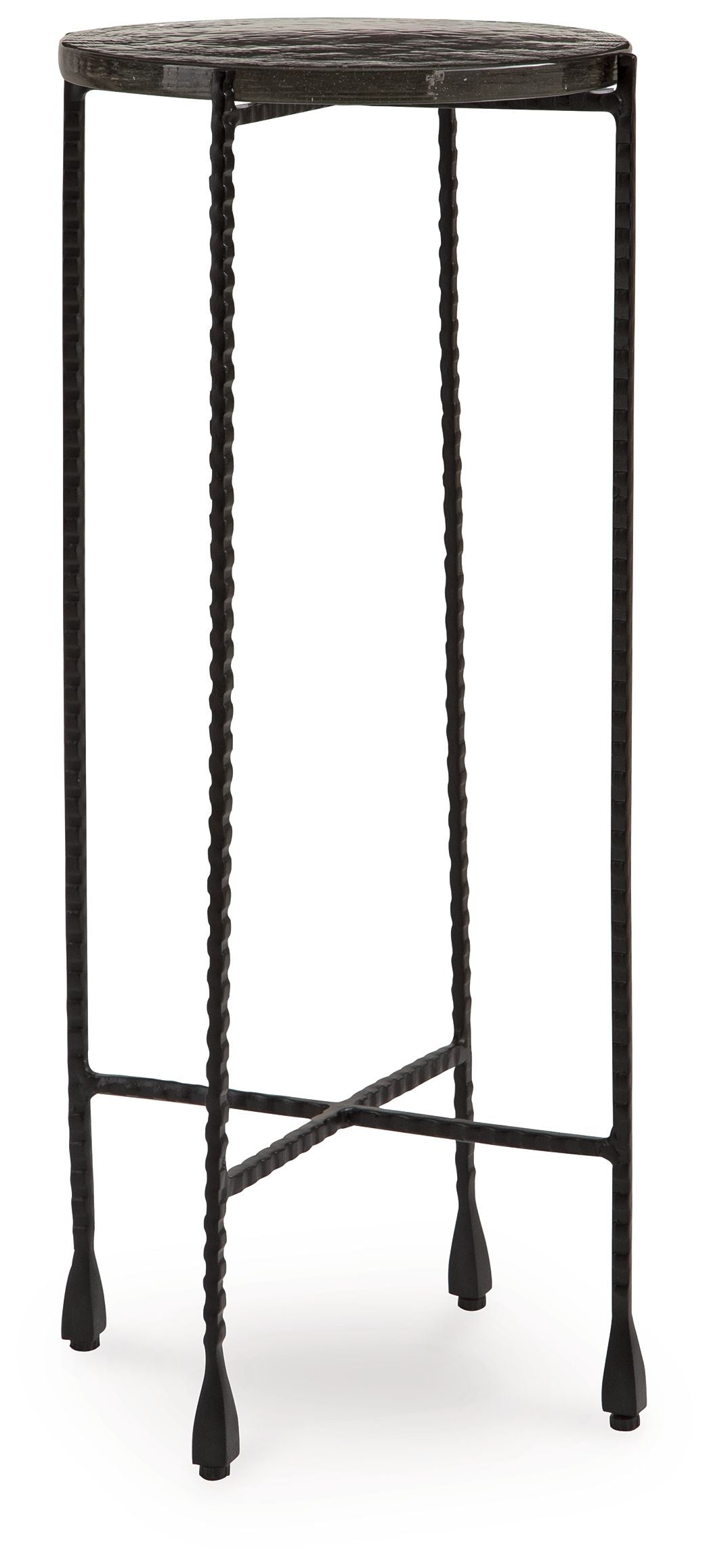 Newgoren - Clear / Black - Accent Table by Signature Design by Ashley® | Bel Furniture