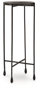 Newgoren - Accent Table - Clear / Black