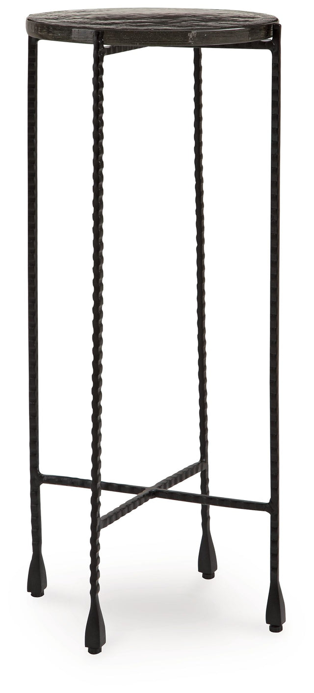 Newgoren - Clear / Black - Accent Table by Signature Design by Ashley® | Bel Furniture