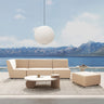 Cleo - Modular Upholstered Deep Seating Patio Corner Chair Axroma Olefin by Jennifer Taylor Home | Bel Furniture