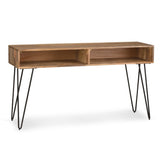 Hunter - Console Sofa Table - Natural by Simpli-Home | Bel Furniture