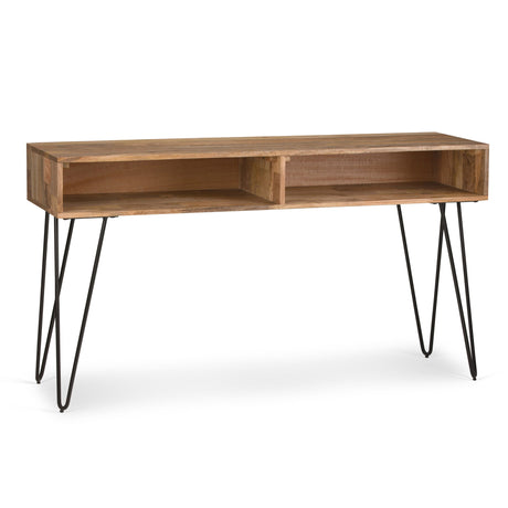 Hunter - Console Sofa Table - Natural by Simpli-Home | Bel Furniture
