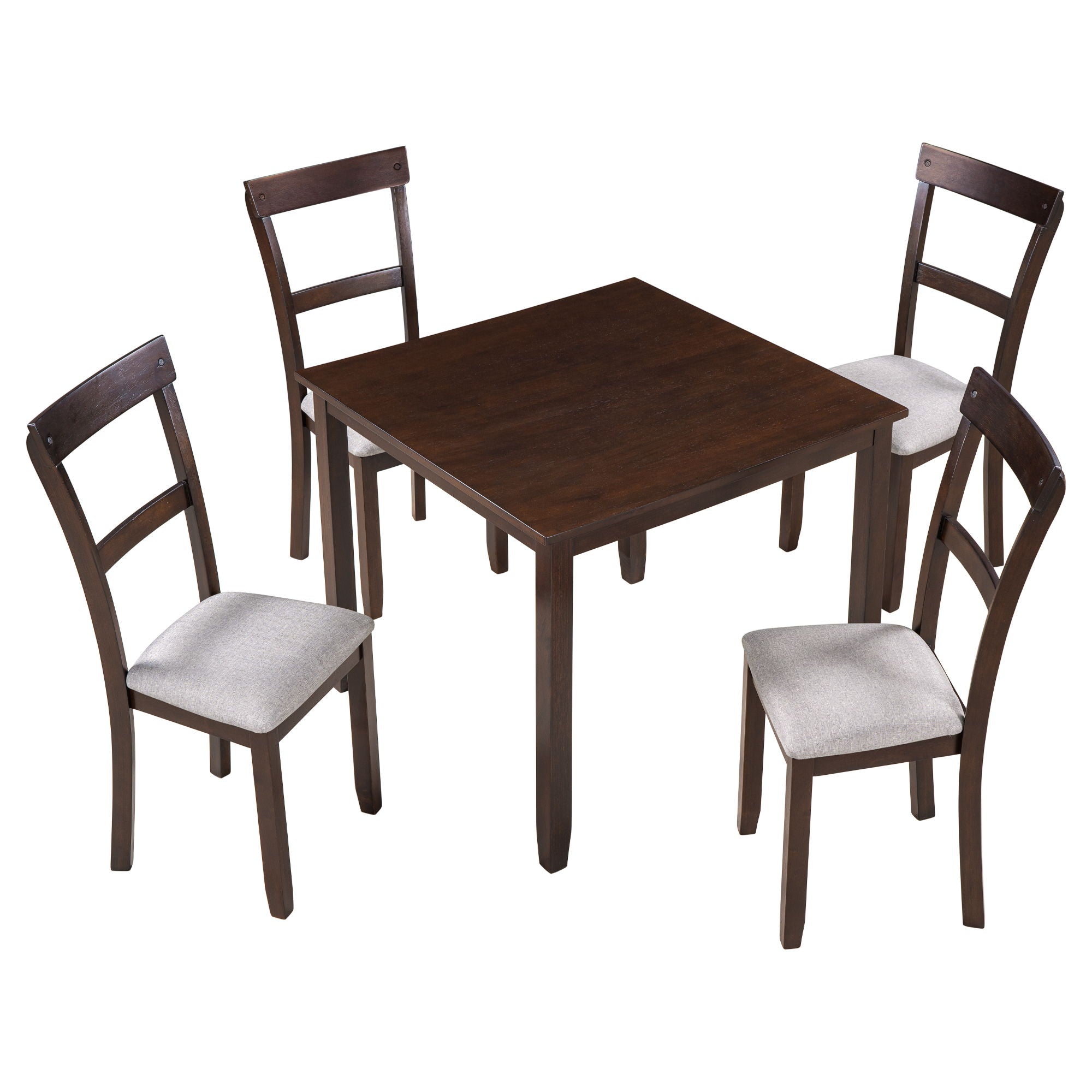 Dining Table Set Industrial Wooden Kitchen Table And Chairs For Dining Room