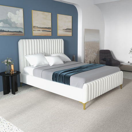Valery - Upholstered Platform Bed - view 11