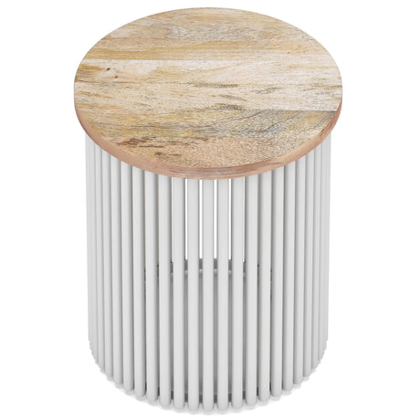 Demy - Handcrafted Metal Accent Table - view 31