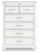 Kanwyn - Whitewash - Chest by Benchcraft® | Bel Furniture