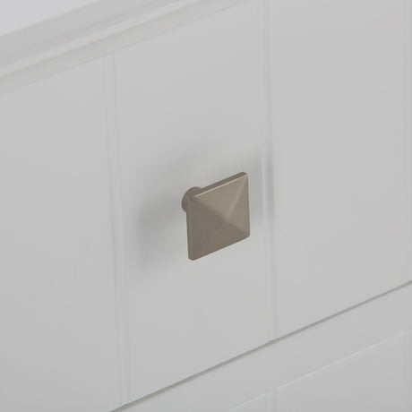 Acadian - Four Drawer Floor Storage Cabinet - Pure White by Simpli-Home | Bel Furniture
