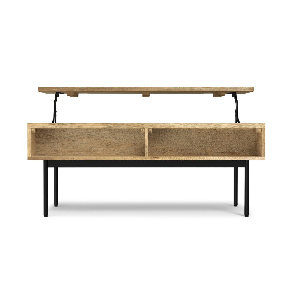 Reeves - Lift Top Coffee Table - Natural by Simpli-Home | Bel Furniture