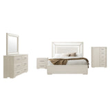 Ciara - Upholstered Mirror - Beige