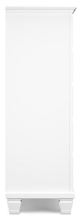 Fortman - White - Five Drawer Chest by Signature Design by Ashley® | Bel Furniture