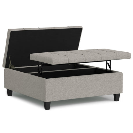 Harrison - Upholstered Coffee Table Storage Ottoman - view 135