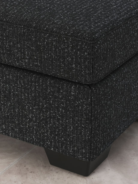 Jasmine Peaks - Ottoman - Coal - view 7