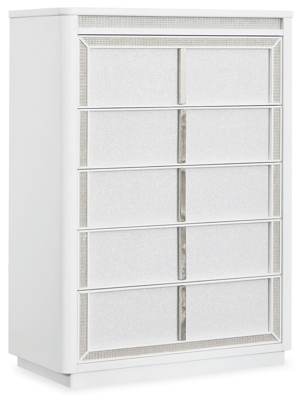 Chalanna - White - Five Drawer Chest by Signature Design by Ashley® | Bel Furniture