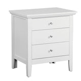 3 Drawer Nightstand & Dove Tailed Drawers