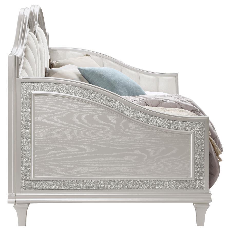 Evangeline - Upholstered Twin Daybed - Silver Oak by Coaster Fine Furniture | Bel Furniture