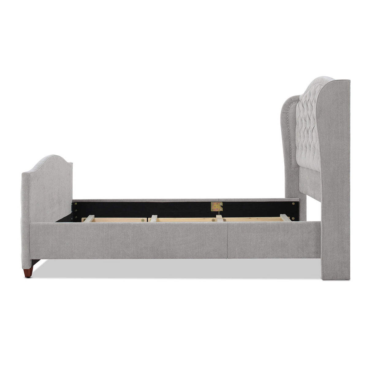 Marcella - Upholstered Shelter Headboard Bed Set by Jennifer Taylor Home | Bel Furniture