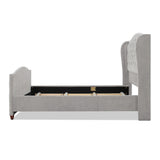 Marcella - Upholstered Shelter Headboard Bed Set by Jennifer Taylor Home | Bel Furniture