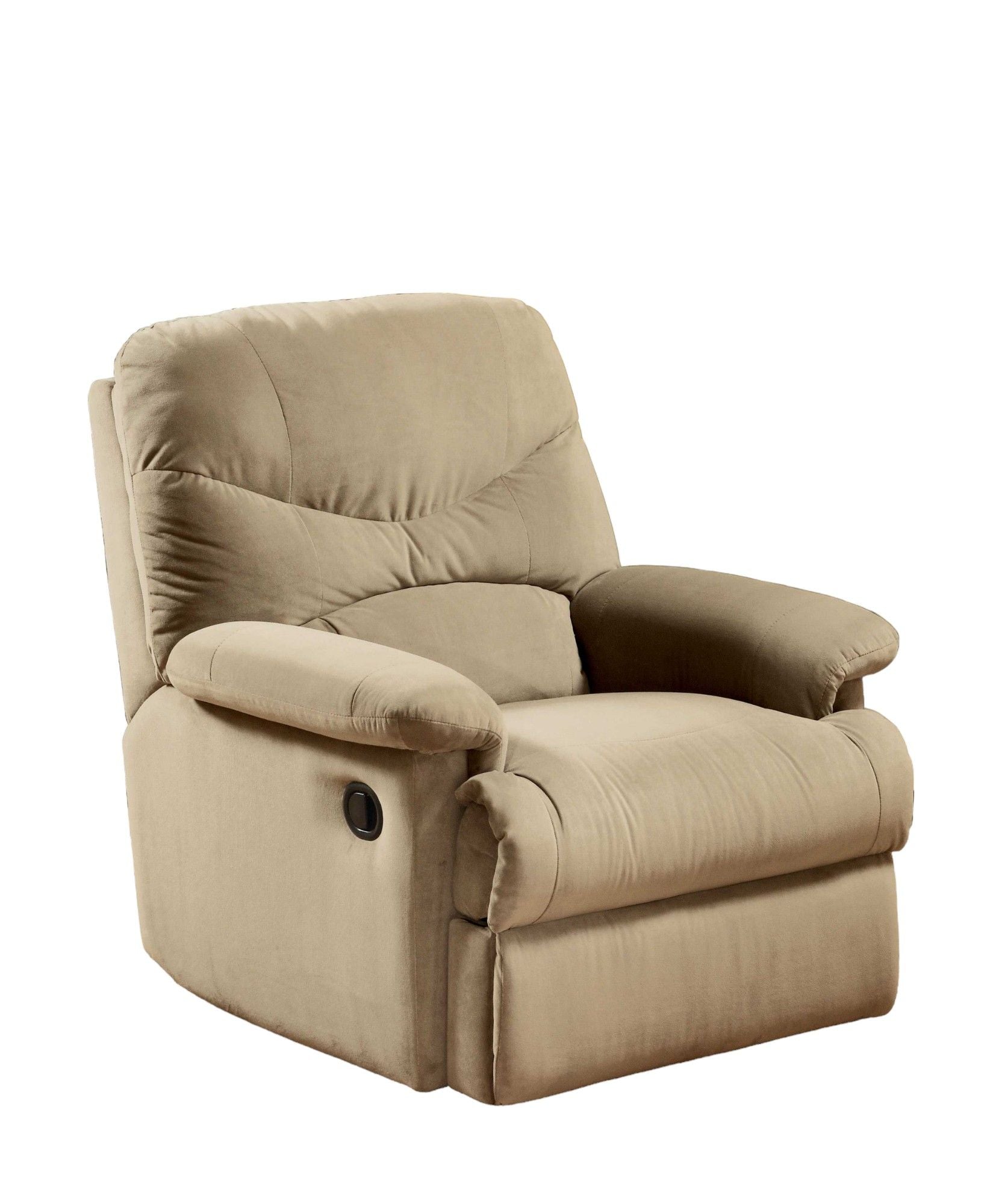 Microfiber Recliner - Beige