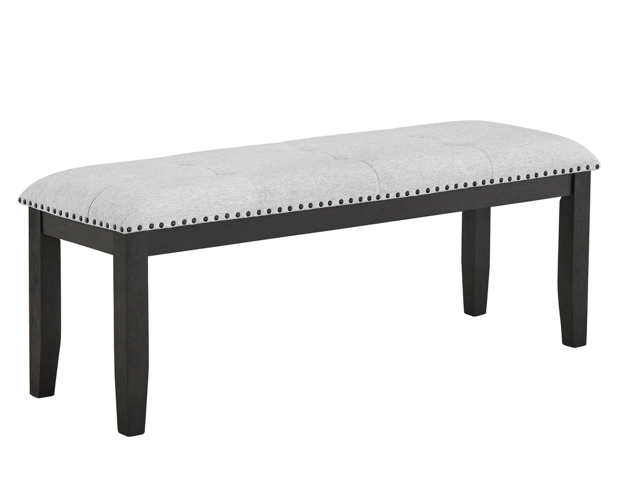 Vance - Bench - Charcoal & Gray by Crown Mark | Bel Furniture