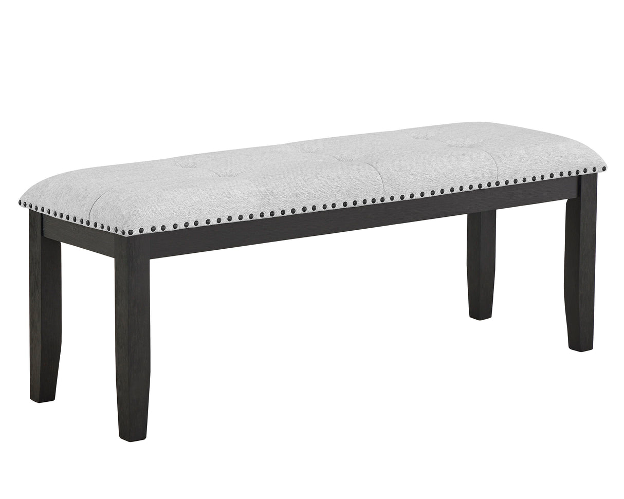 Vance - Bench - Charcoal & Gray by Crown Mark | Bel Furniture