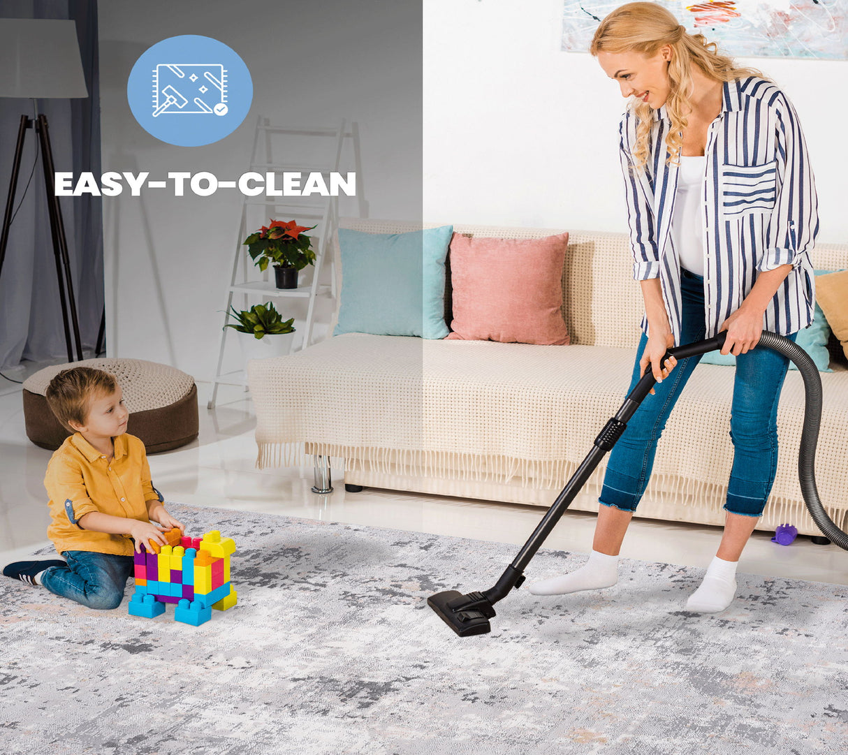 Marfi - 6' X 9' Abstract Area Rug - Gray / Multi