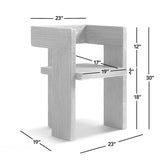 Avenel - Sculptural Block Accent Chair
