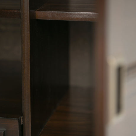 Burlington - Handcrafted Tall TV Media Stand by Simpli-Home | Bel Furniture