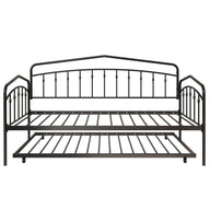 Fox - Daybed With Twin Trundle Black Twin by House & Home Furniture | Bel Furniture