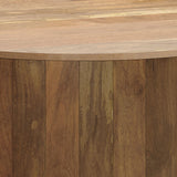 Millbury - Drum Coffee Table - Natural by Simpli-Home | Bel Furniture