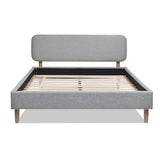 Diego - Low Upholstered Platform Bed by Jennifer Taylor Home | Bel Furniture