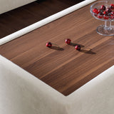 Joshua - 100" Sectional Sofa with Right Facing Chaise and Console Ottoman by Lilola Home | Bel Furniture