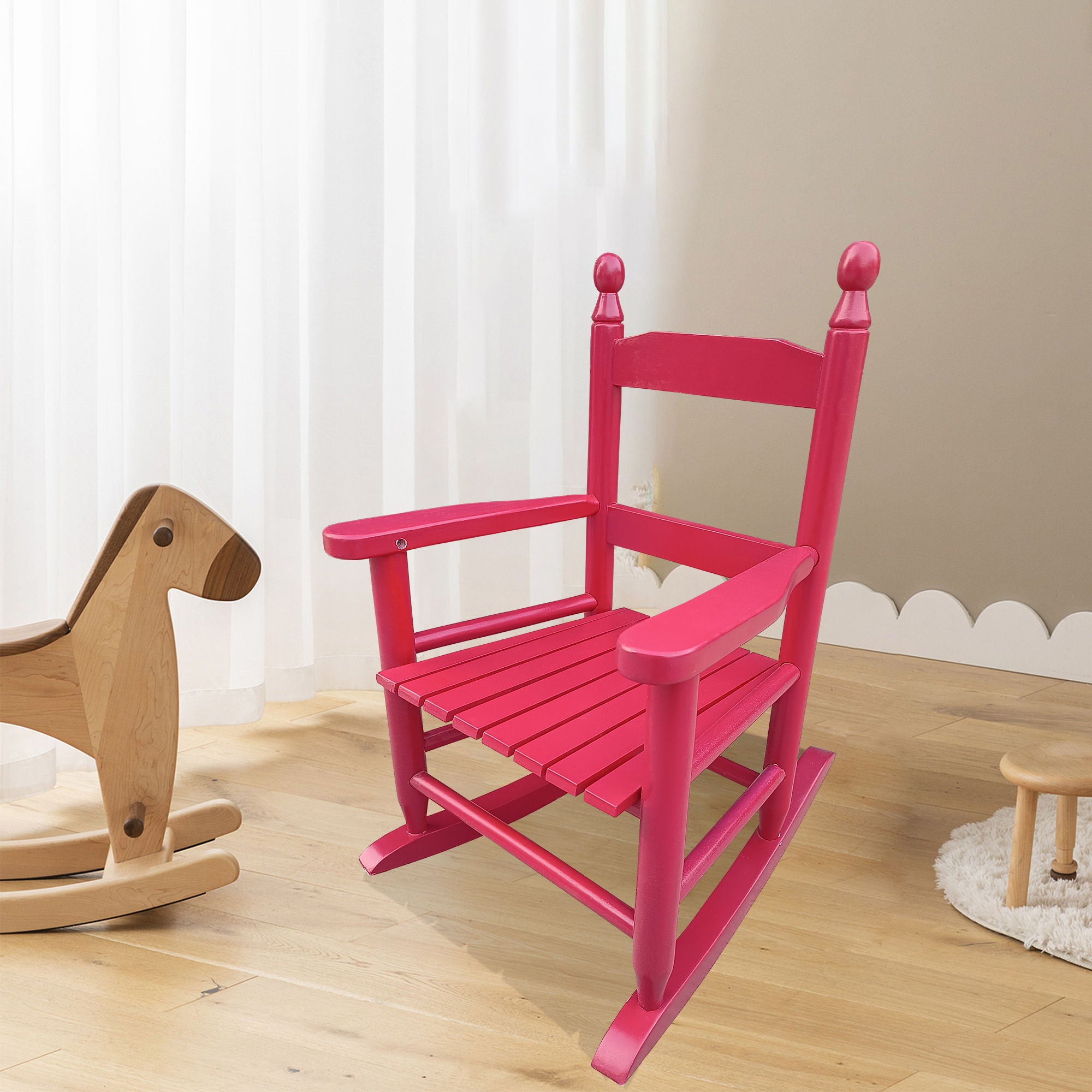 Children's Rocking Chair Indoor Or Outdoor, Suitable For Kids, Durable