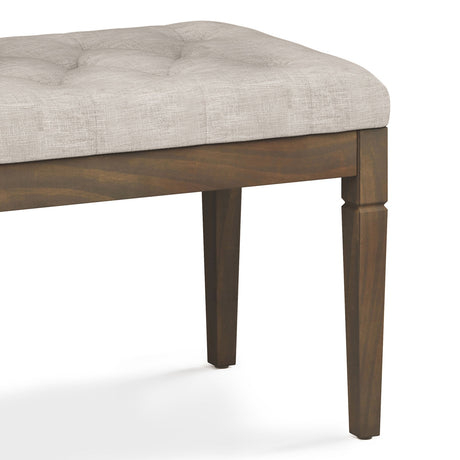 Waverly - Upholstered Tufted Ottoman Bench - view 24