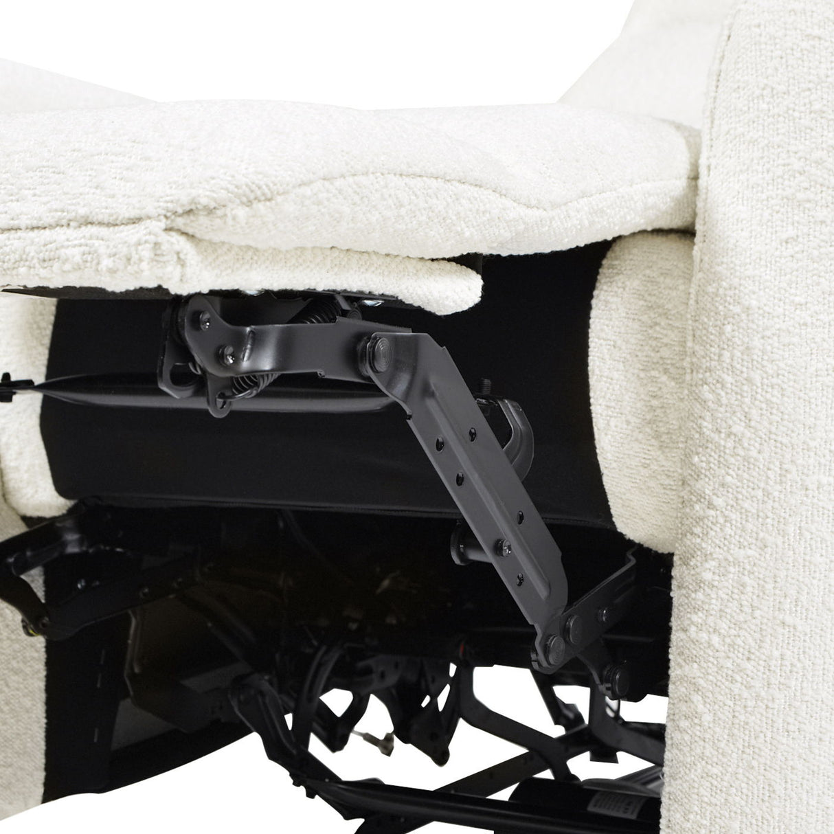 Bloomy - High Back Power Recliner Motion Chair - Chiffon White by Jennifer Taylor Home | Bel Furniture