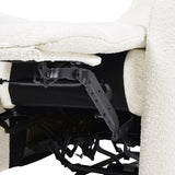 Bloomy - High Back Power Recliner Motion Chair - Chiffon White by Jennifer Taylor Home | Bel Furniture