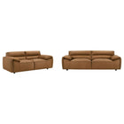 Buxton - Leather Upholstered Sofa Set