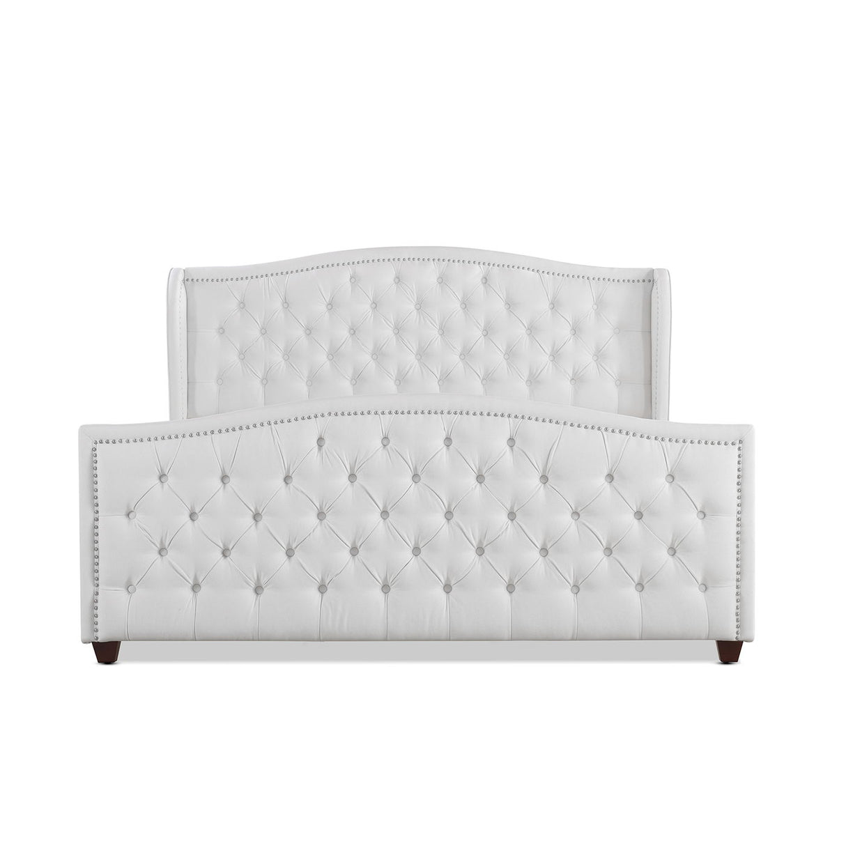 Marcella - Upholstered Shelter Headboard Bed Set by Jennifer Taylor Home | Bel Furniture