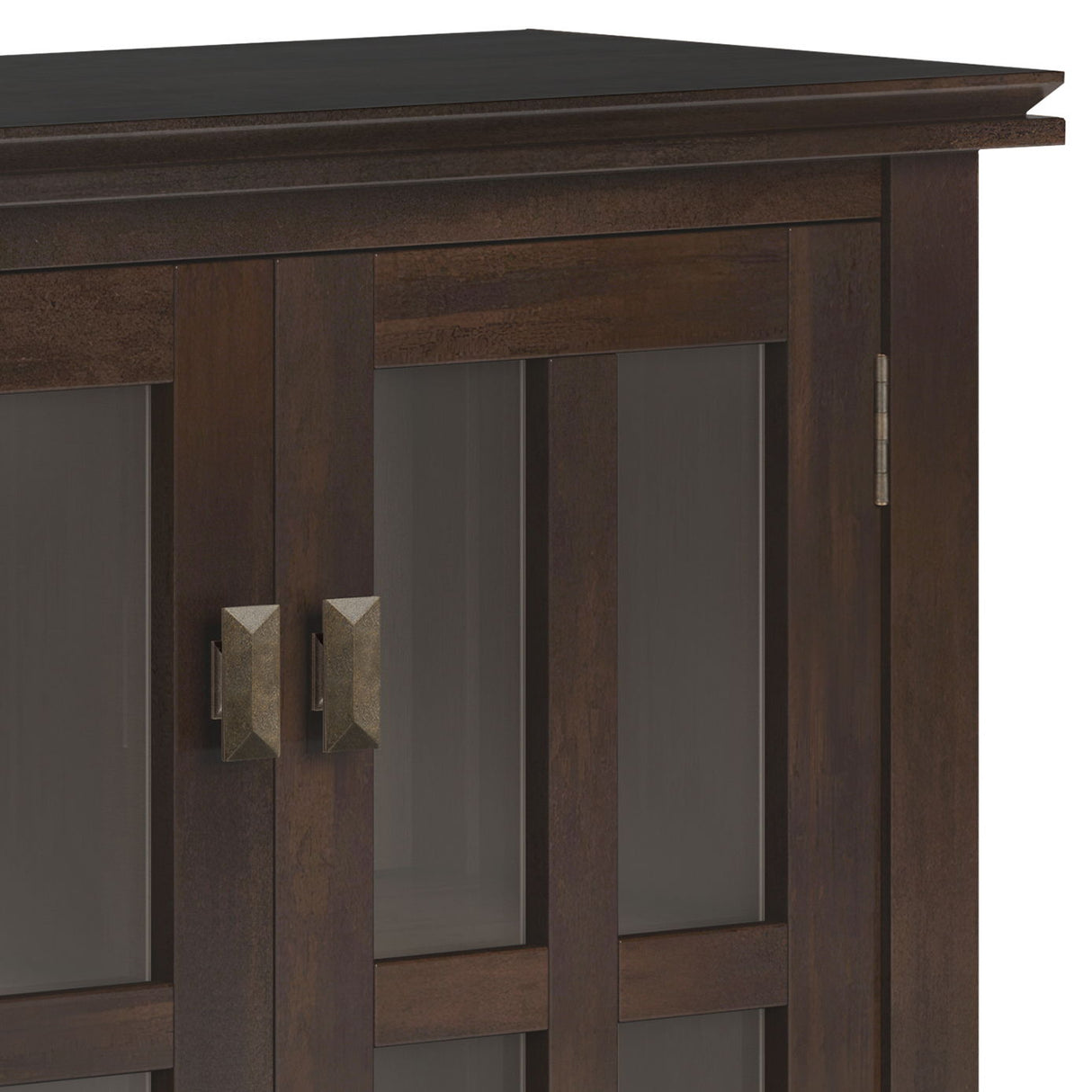 Artisan - Low Storage Cabinet - Tobacco Brown by Simpli-Home | Bel Furniture