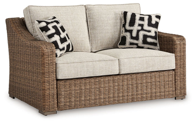 Beachcroft - Beige - Loveseat With Cushion by Signature Design by Ashley® | Bel Furniture