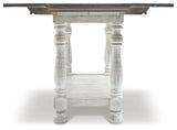 Havalance - Flip Top Sofa Table - Gray / White