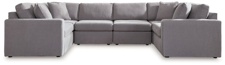 Modmax - Granite - Sectional Gray 6 Pc. Sectional by Signature Design by Ashley® | Bel Furniture