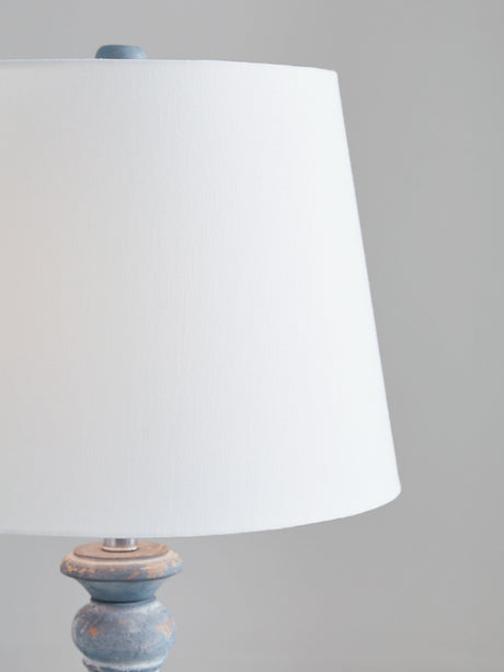 Cylerick - Antique Blue - Terracotta Table Lamp by Signature Design by Ashley® | Bel Furniture