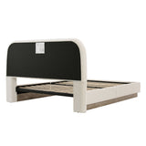 Linton - Upholstered Platform Bed With Curved Headboard