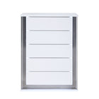 Moon - Smooth Chest With LED - White