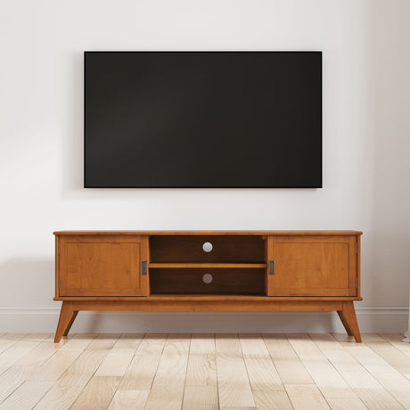 Draper - Handcrafted Mid Century Low TV Media Stand - view 53